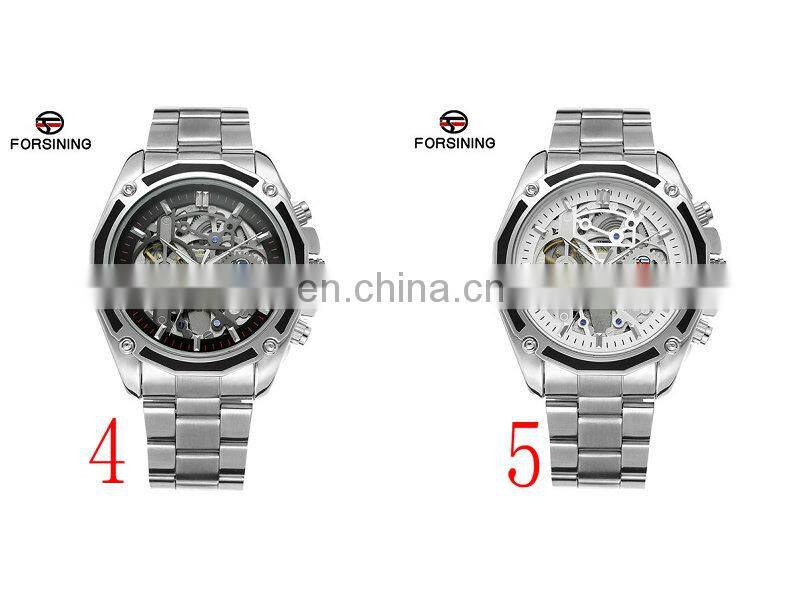 Forsining 1030 China Supplier Automatic Mechanical Watches For Men Watch Band Stainless Steel