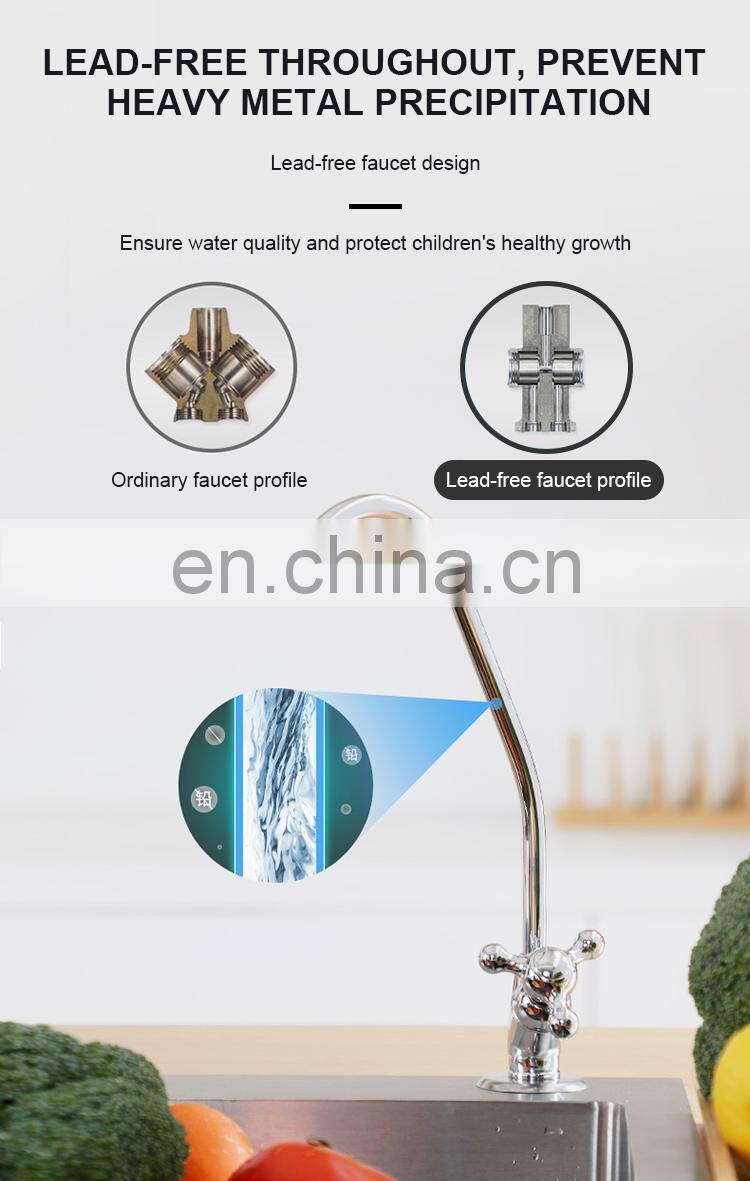 Home use under sink 5 stage alkaline uf water purifier home water filter