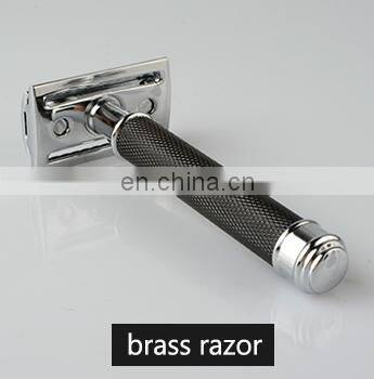 Private Label Wood Double Edge Safety Butterfly Shaving Razor