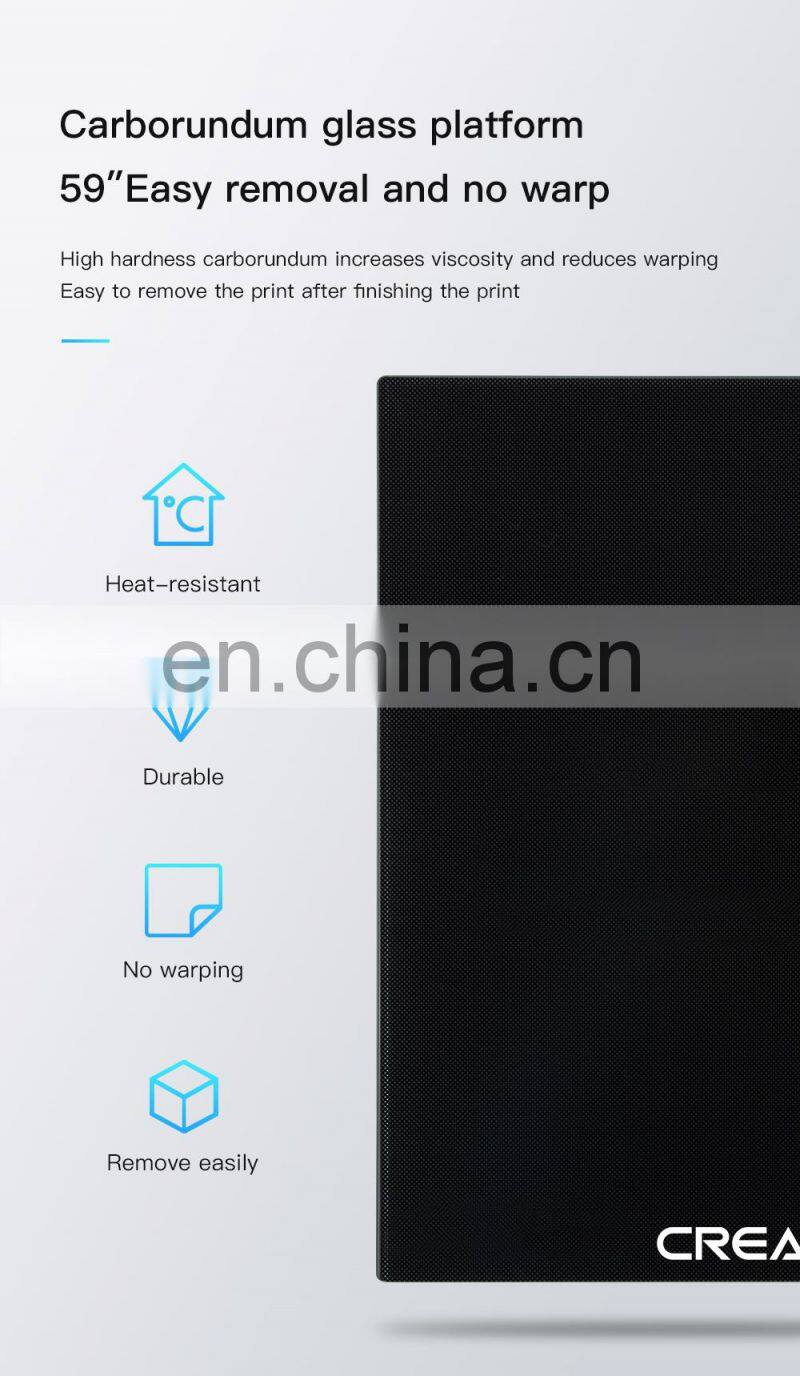 noiseless large build size CR 10V2 3d printer kit with top-quality innovatory 3d printing printer accessories filament