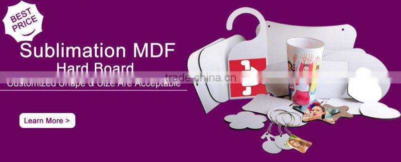 MDF Star Shape key chain heat transfer sublimation key righ blank