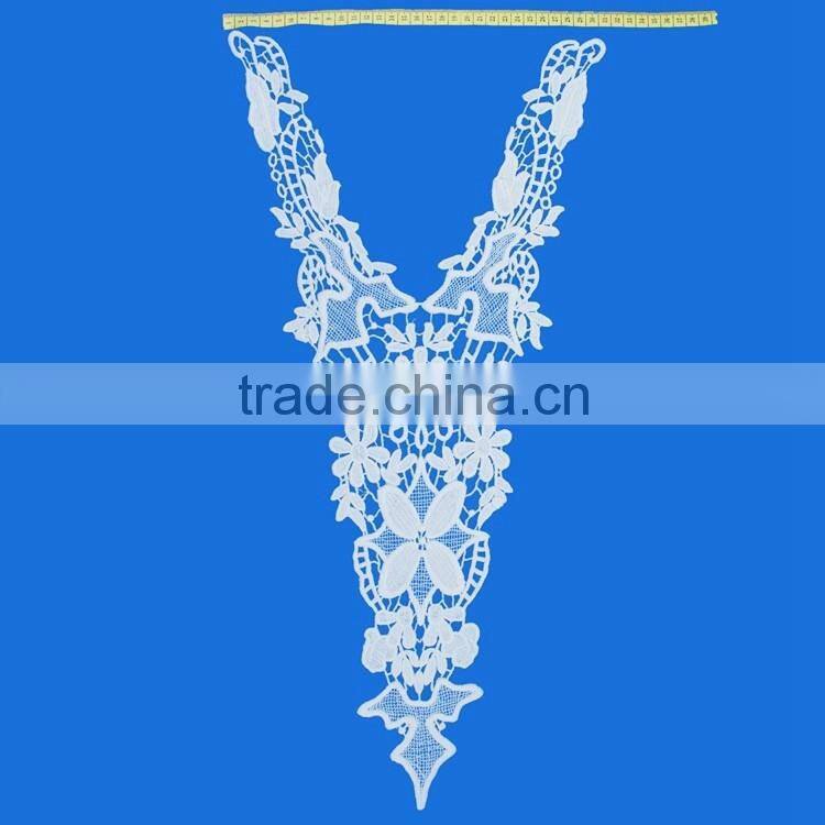 Unique And Fashional Style Top Quality lace factory in china blouse back neck design french lace trim