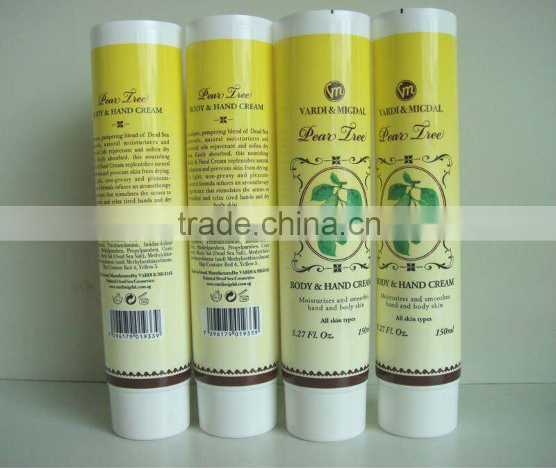 100-150ml Cosmetic Tube for Hand Cream, Delicate Design by Offset Printing