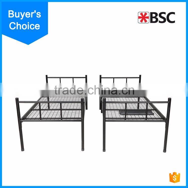 2016 stainless steel iron single bed for sale