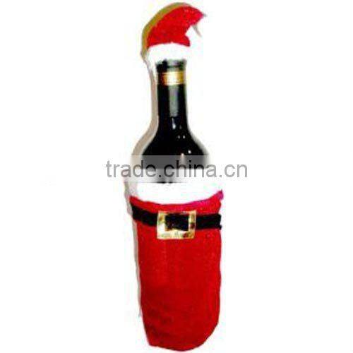 Cheap christmas santa bottle cover