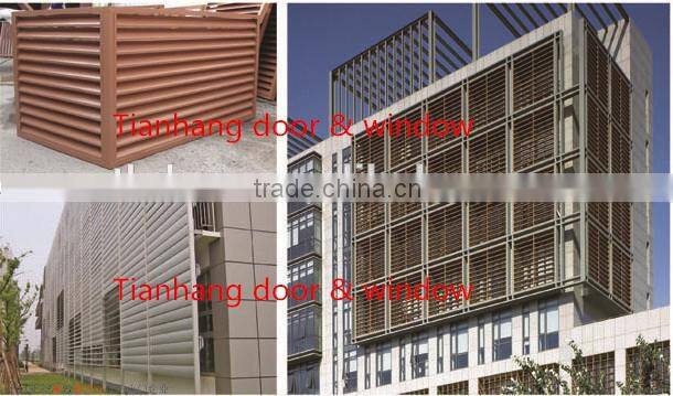 high quality aluminum shutter window