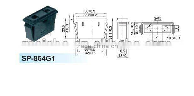 10a 250v female australia power socket