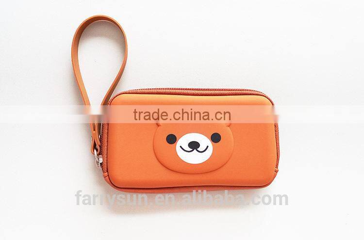 Promotional cheap jelly zipper coin purse