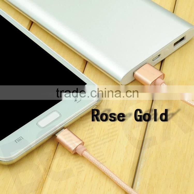 Colorrful Braid Magnetic Micro B USB Cable