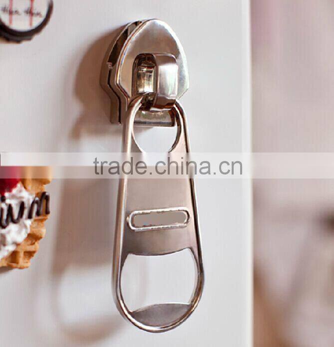 Promotional 3D Plastic d magnetic bottle opener/corkscrew