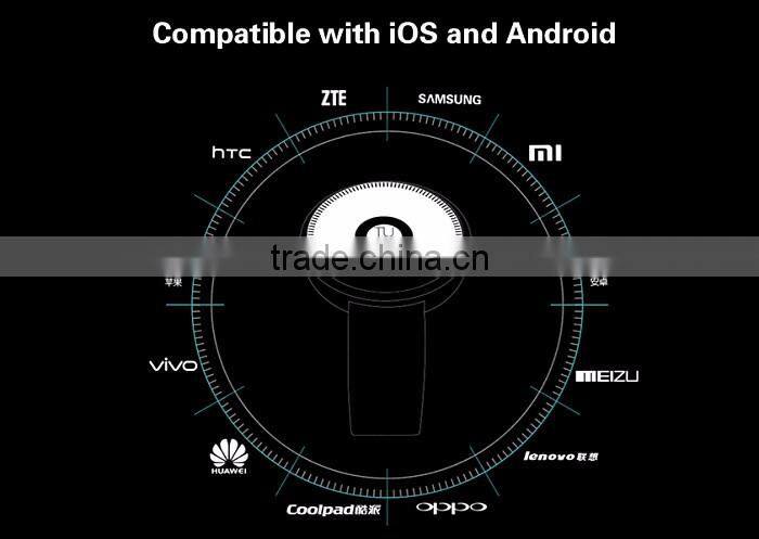 D360 round watch with touch display and heart rate men watch