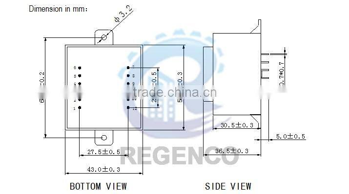 Encapsulated Transformers EI54/18.8 16.0 VA