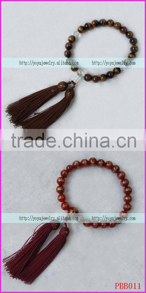 PBB006 powder crystal japanese prayer beads