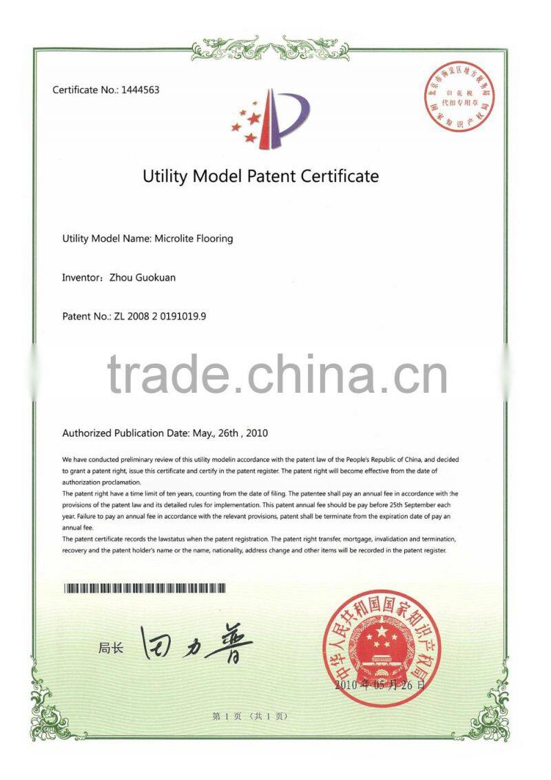 Waterproof and moisture proof flooring