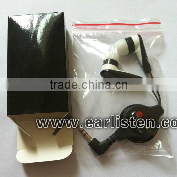 colorful retractable earphones