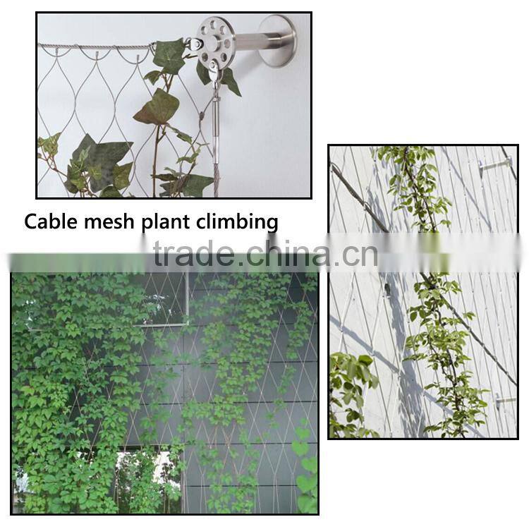 Stainless steel woven type stair cable mesh