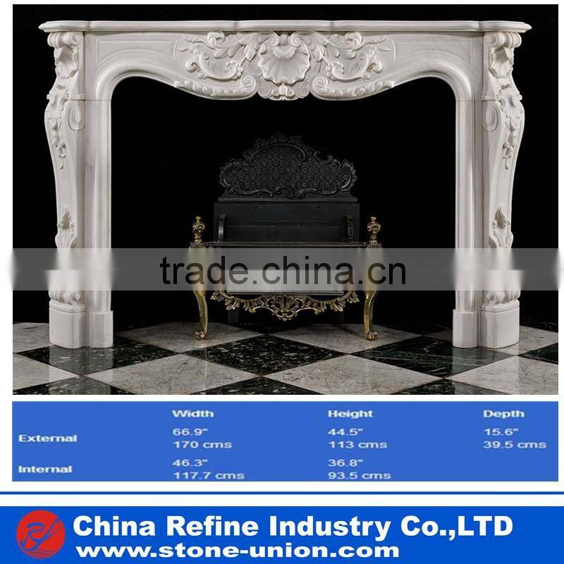 Good looking indoor Marble fireplace