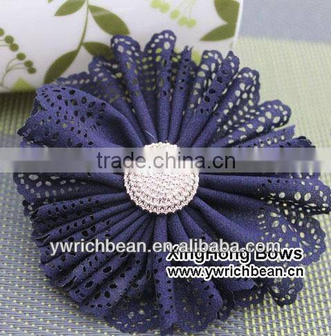 new styles! hot-sales handmade kids shabby flower with clip !cute girl hair flower clips ! hair flower clips for kids SF-177