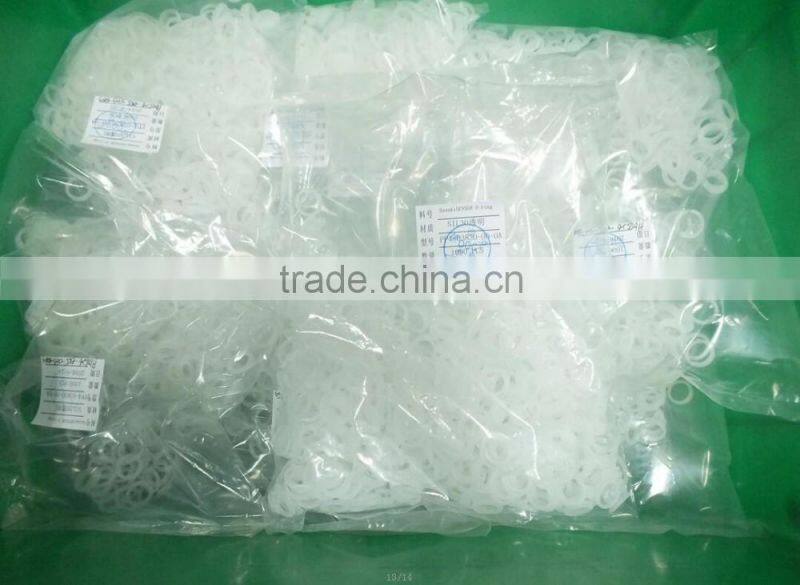 Customized Clear SILICONE Rubber O RINGS for car rear sensor