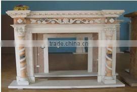 Cheap composite stone fireplace surround