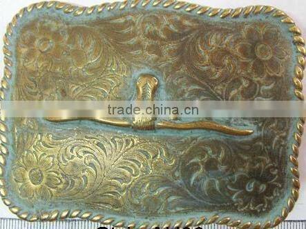 Wholesale custom emboss superman belt buckles