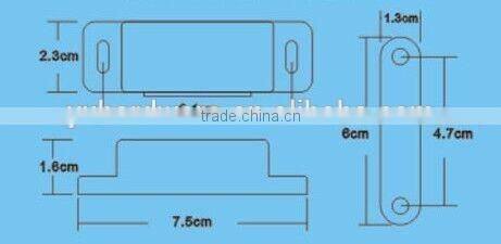 Plastic Magnetic Cabinet Door Stopper Door Holder