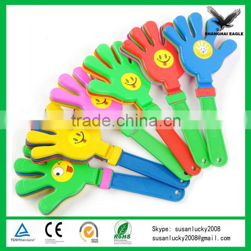 Cusomized Promotional Plastic Cheering Hand Clapper (directly from factory)