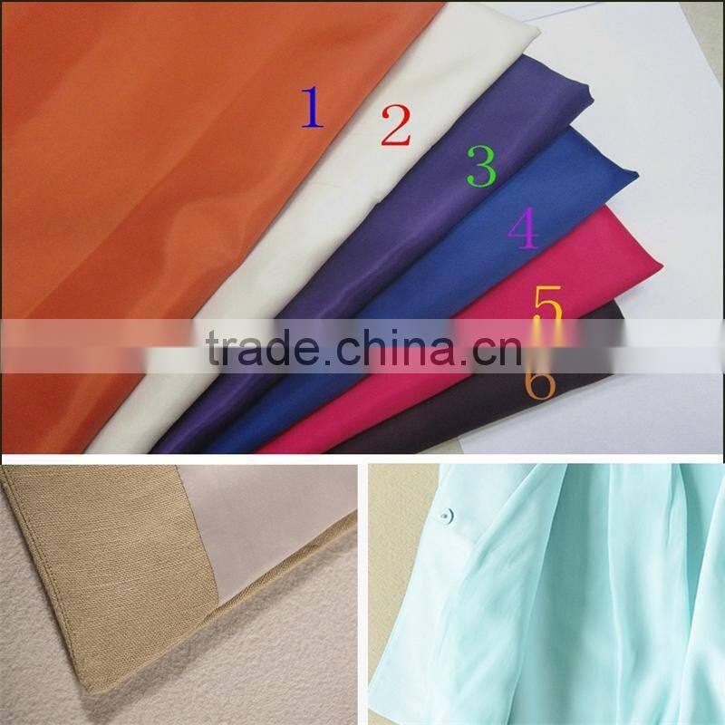 Cheap price pants pocket fabric poplin pocket lining solid color shirt fabric