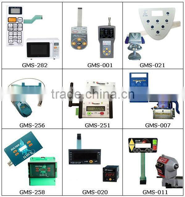 Tactile Embossed Button Membrane Panel