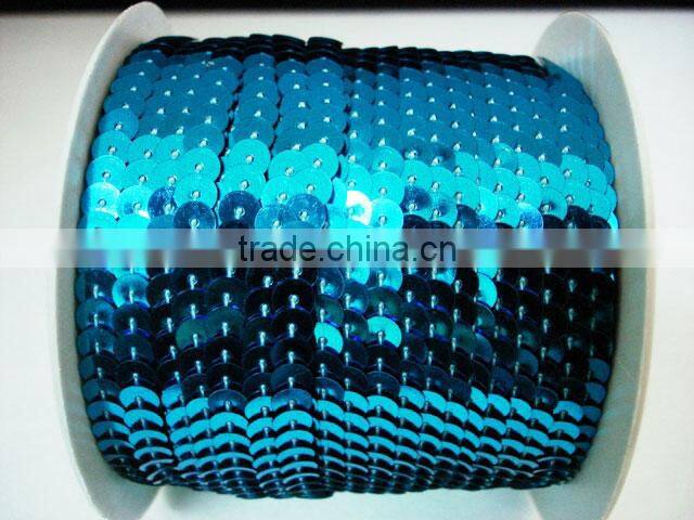 silver base color glass sequins trim 11# 16C-18C