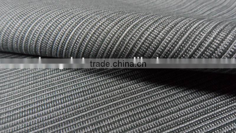 Egypt style luxury black and white striped polyester fabric