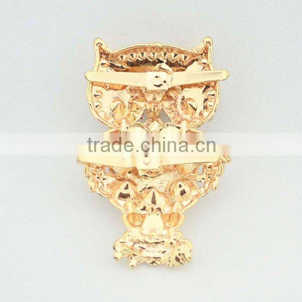 Pretty Owl Rhinestone Decoration WCK-848