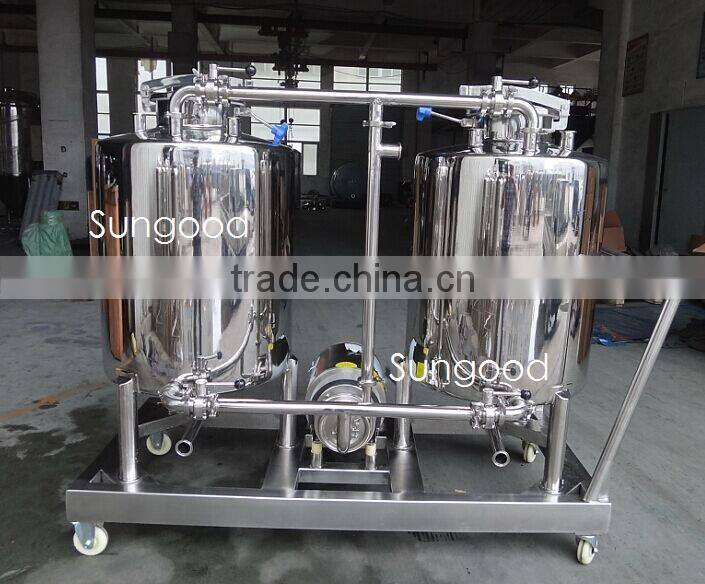 75L/150L/200L Brewing CIP Cleaning System/CIP Cleaning Trolly/CIP Trolly