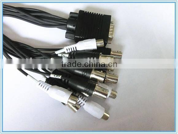 Vga to 8Bnc+4Rca cable