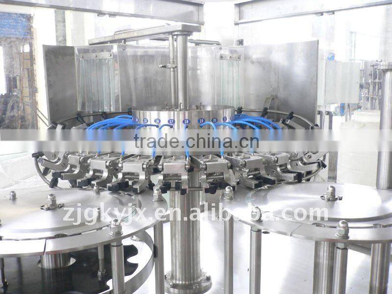 Carbon dioxide drink 3-In-1 liquid washing filling cappping machine