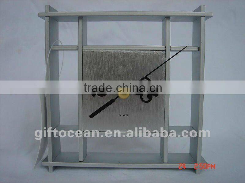 aluminum art metal desk clock,metal crafts table clock
