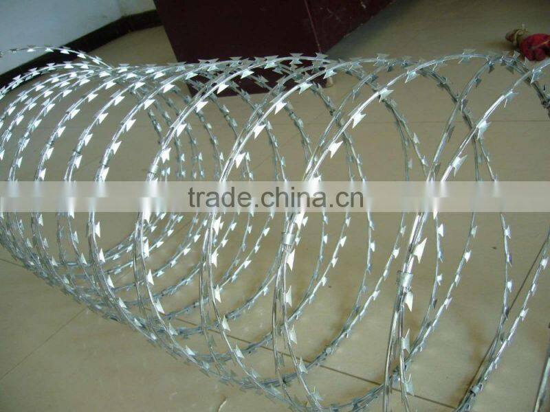 Manufacturer direct sale best quality stainless razor wire mesh