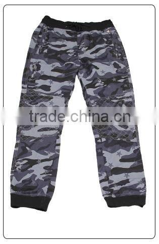 Cheap Mens Camouflage Cargo Pants with Elastic Waist