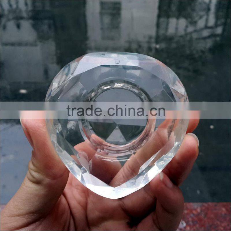 Nice K9 Crystal Candle Holder for Wedding Decoration