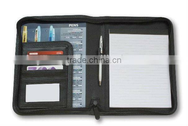 A5 Folder Leather Organizer Holder With Pen Holder