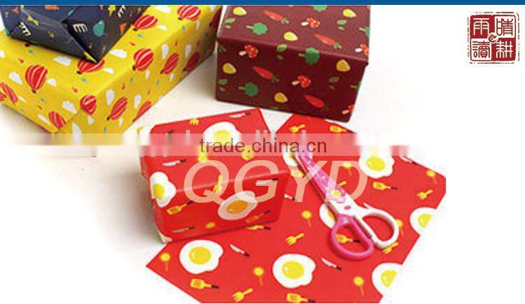 manufacturer high quality chocolate wrapping paper, custom gift wrapping paper, wrapping paper