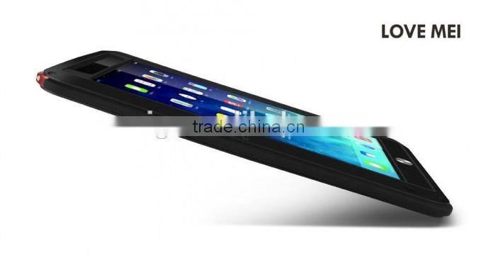 LOVE MEI Powerful AL metal phone cases for ipad mini case, Shockproof Waterproof Rugged Gorilla 6 colors optional