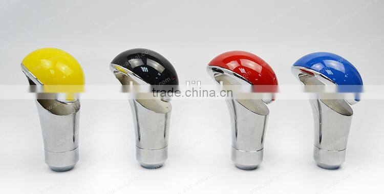 chromed colorful gear shift knobs luxury gear knobs