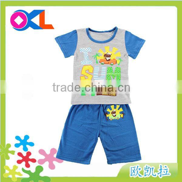 Alibaba new style good quality checks children 1 sets newborn clothes 1 sets