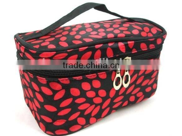 Personalised Spotty Cosmetic Bag,fashion contents cosmetic bag