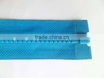 5# plastic derlin zipper open end zipper plating auto lock slider zipper hook slider zipper garment zipper