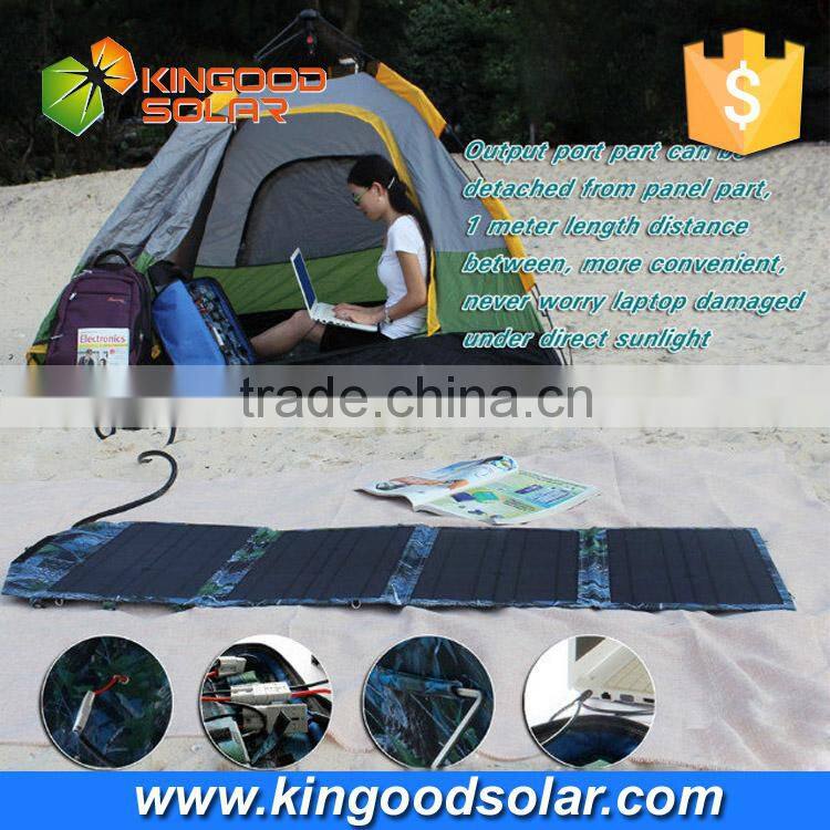 2016 New Products arriving 60watt Portable foldable solar panel charger for car