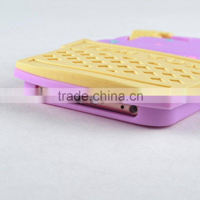 custom silicone ice cream type cell phone case for iphone 6