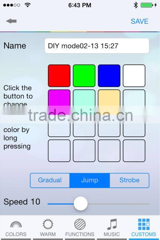 Music Alarm Group Bluetooth App Controlled Multi-Coloured Smart LED Bulb Bayonet B22