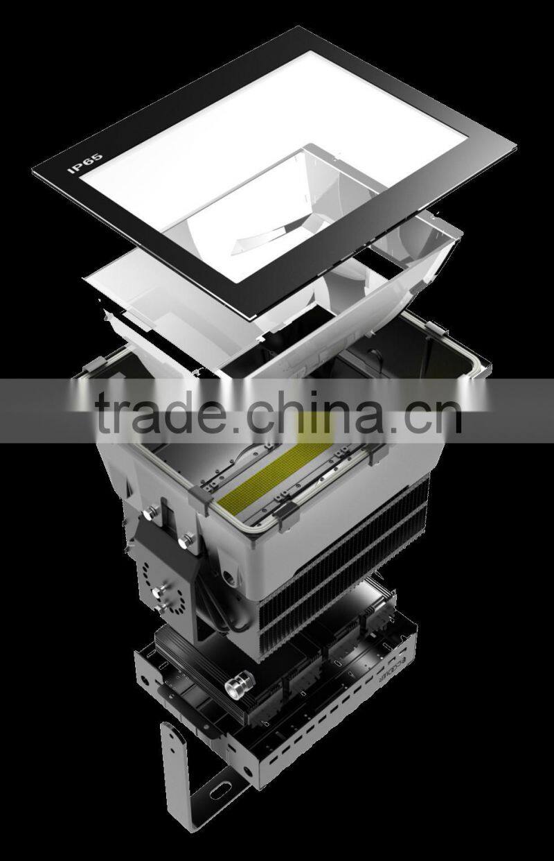 Bisu Cree 1000W led floodlight high lumen 1000W led high mast lamp with MW driver